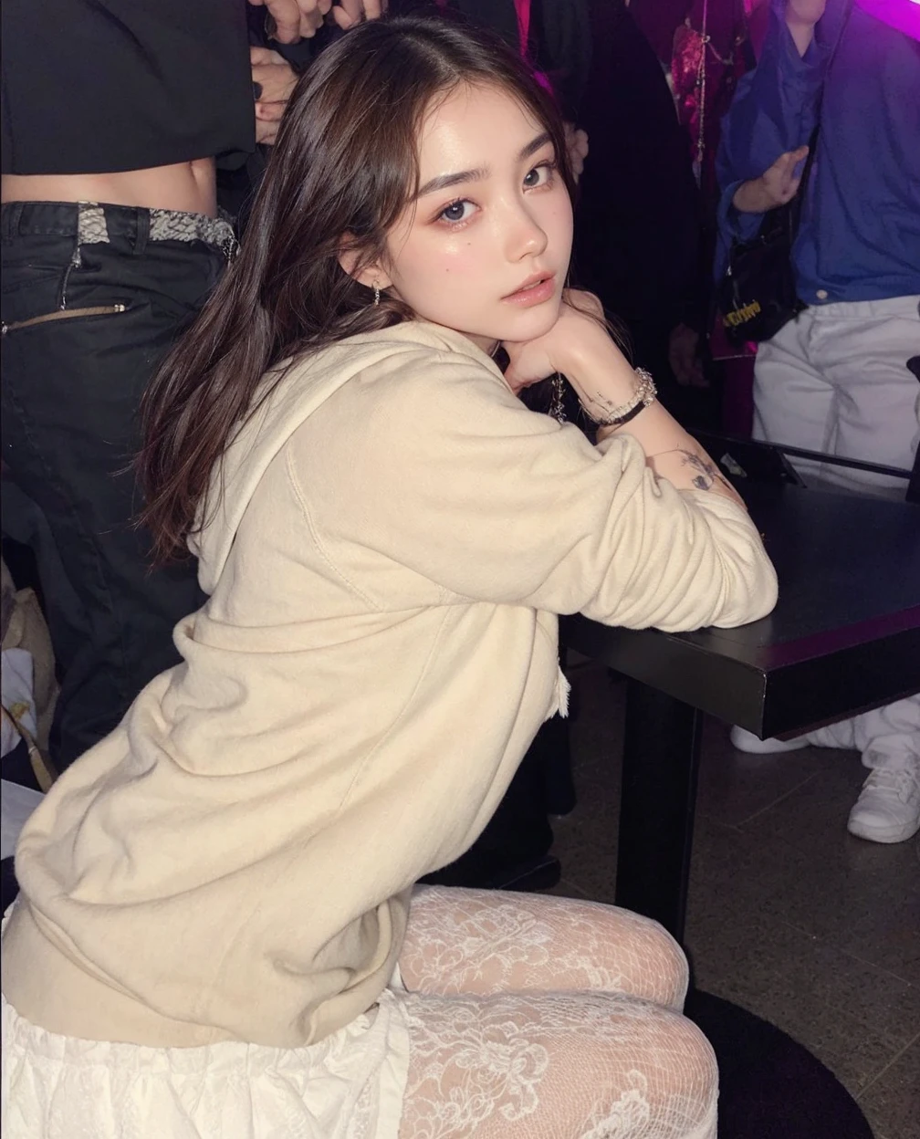 delicate features