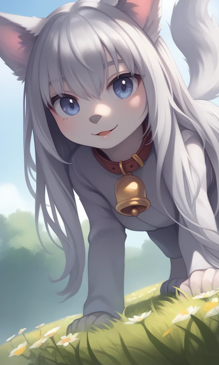 dreamlikeart, masterpiece, best quality; (Nanachi | bunny_girl, furry), abyssal hat, solo; fourth layer, nanachi's hideout, 8k, 4k, (highres:1.1), best quality;