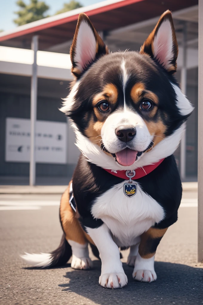 Create a dog mascot from a vídeo game