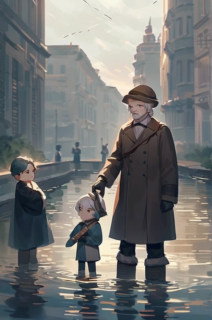 ((Лучшее качество)), ((шедевр)), (подробный), Lenin is fishing in the river