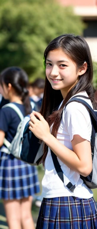 Japanese junior high school girls、Neat、Serious、Honor student