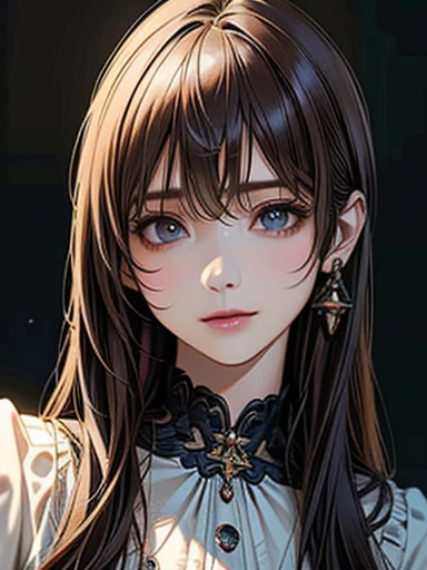 ((Highest quality)),(超High resolution),(Very detailed),(Detailed Description),((The best CG)),(masterpiece),Ultra-detailed art、(Highest quality、8K、32k、masterpiece)、(Realistic)、(Realistic:1.2)、(High resolution)、Very detailed、Very beautiful face and eyes、1 female、((Narrow eyes、Droopy eyes:1.4、fine grain))、Tight waist、Delicate body、(Highest quality、Attention to detail、Rich skin detail)、(Highest quality、8K、Oil paint:1.2)、Very detailed、(Realistic、Realistic:1.37)、Bright colors