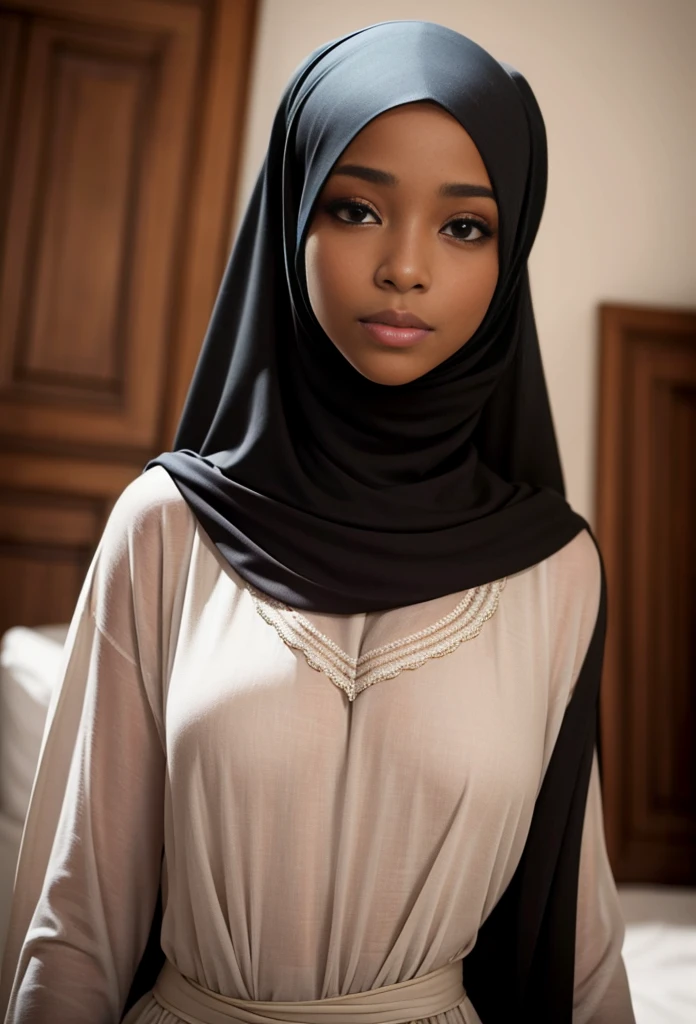 Femme noire voilé,  portant hijab, tres belles. Photo visage