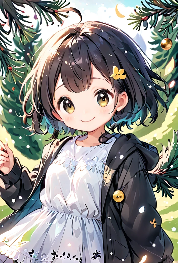 of pine-chan、cute、black Jack、Wide-open eyes、24K.Ultra delicate、of pine、smile、particle、feather、pop