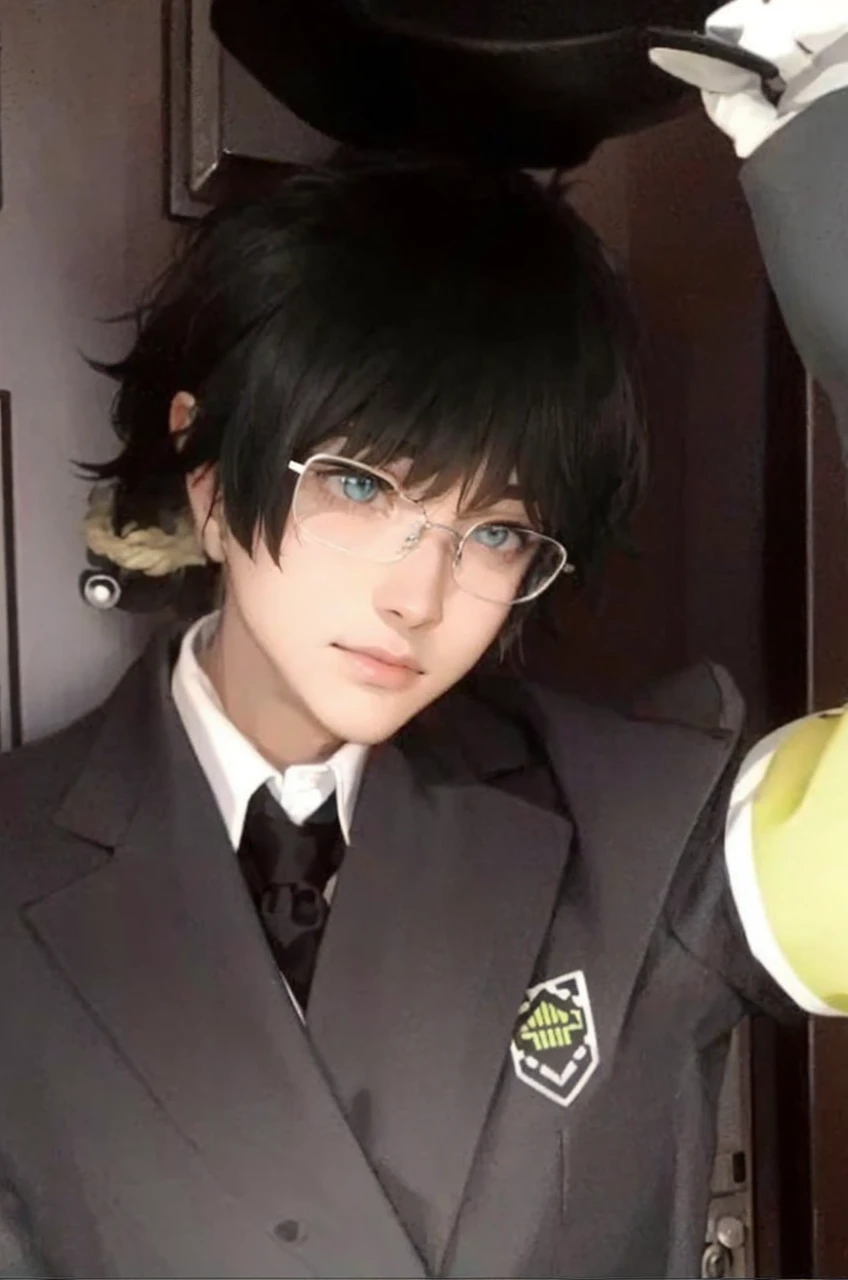 he is a handsome man