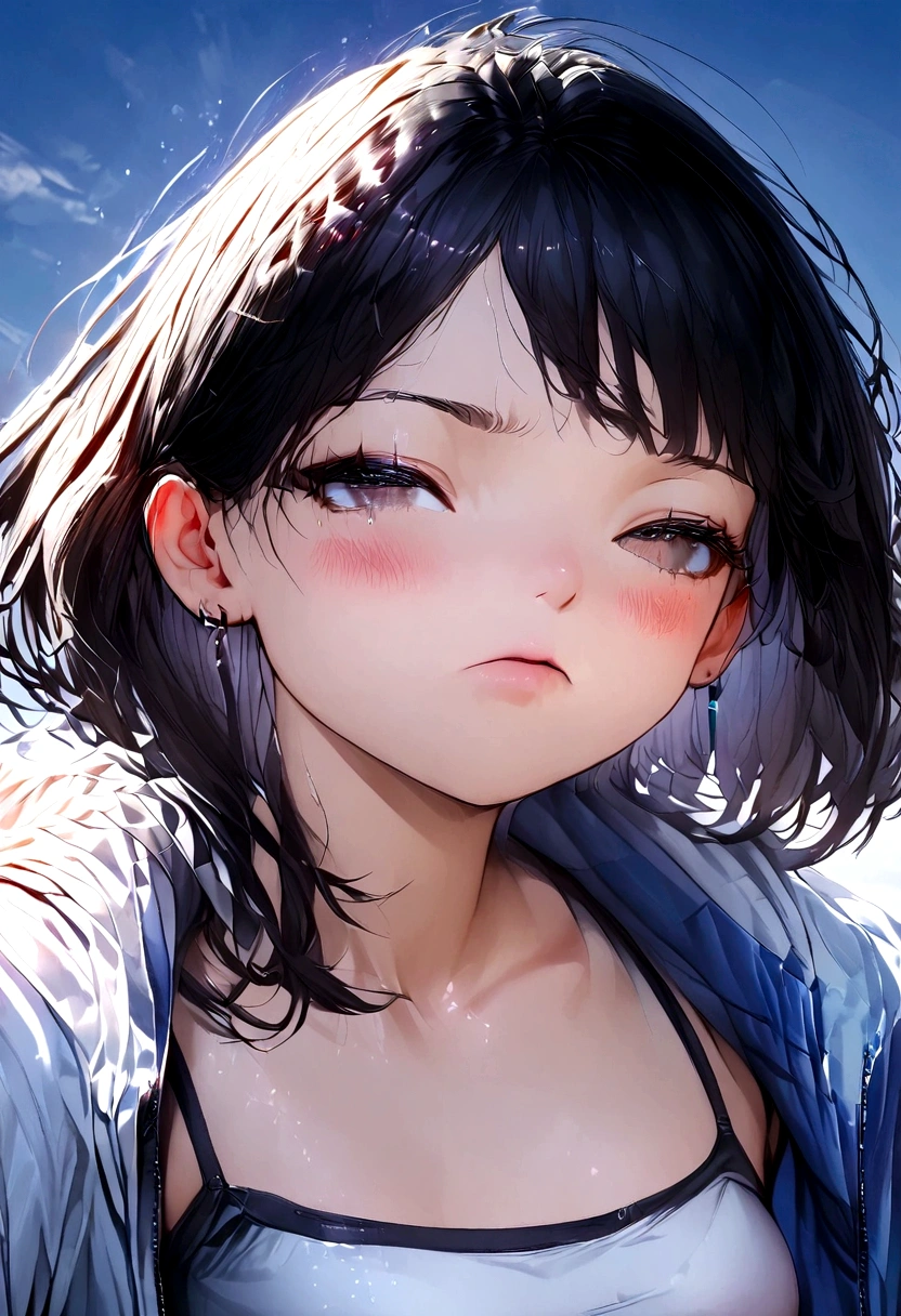 (masterpiece), best quality, expressive eyes, perfect face, 1950s woman, 20 year old, short neck length black hair, being fucked