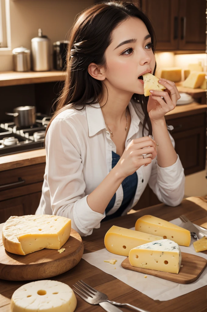 eating cheese