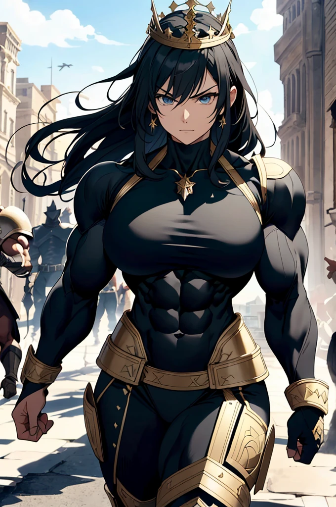 
(Best lighting) , (Very intricate details) , 4K Integration, (Super fine CG: 1.2) , (8K: 1.2),(original), (masterpiece) , (Highest quality),(masterpiece:1.4),((Full  images))、Anime-ish high quality,(masterpiece),masterpiece, Highest quality, Absurd,((Masterpiece, 4K, 8K, High resolution)),(masterpiece), (Highest quality), (Super detailed), (Very delicate and beautiful), ((Cowboy Shot)), 1 female,((Valkyria on the battlefield))、(((Cerveria Bress)))
((Female Bodybuilder:1.5)),A woman with a muscular chest like a male bodybuilder, Huge body、A giant woman towering over the cityscape、Fantasy、Woman with a height of 10 meters、((Beautiful woman)),((Woman warrior)),(((Full body image:1))),from frontknight girl,Brave and resolute attitude,((Metal armor)),(Plate Mail),((Metal armor shaped like pectoral and abdominal muscles)), ((Heavy armor)), Metal Reflection,Castle Background,Medieval streetscape,Fluttering Cloak、Brave pose,Strength and elegance,Solemn atmosphere,Powerful aura,((The Queen's Appearance))、Determined jawline,((The Strongest Queen of Mankind))、(Huge muscular physique),(Protruding veins)、Raised trapezius muscle、very thick neck、((Strong arms with bulging biceps))、A muscular chest、Six-pack、((Thick, muscular legs))、Overflowing with incredible strength、Muscles bulging out from under the force of force all over the body、Graceful Movement,A commanding presence,Poses that show off their monstrous power,Dynamic configuration,Vibrant colors,Perfect balance,Light and shadow contrast,Down to the smallest thread,Sharpen highlights and shadows,Impressive level textures,Sharp focus,Rich and realistic backgrounds,Magnificence and grandeur,((The Mighty Queen)),((Queen of Superpowers)),((A powerful queen of dignity and grandeur)), Inspiring and majestic,Dignified and fierce,Guardian of the kingdom,Unstoppable courage,Divine Destiny,Indomitable spirit,Unforgettable beauty,Unwavering Strength



