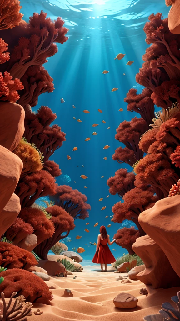Red sea opening, realisitic