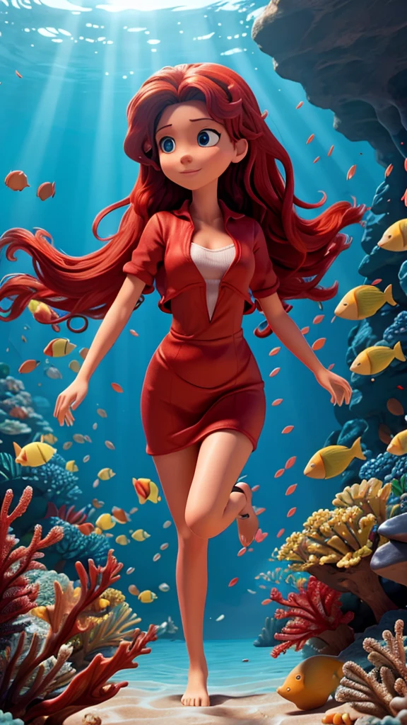 Red sea opening, realisitic