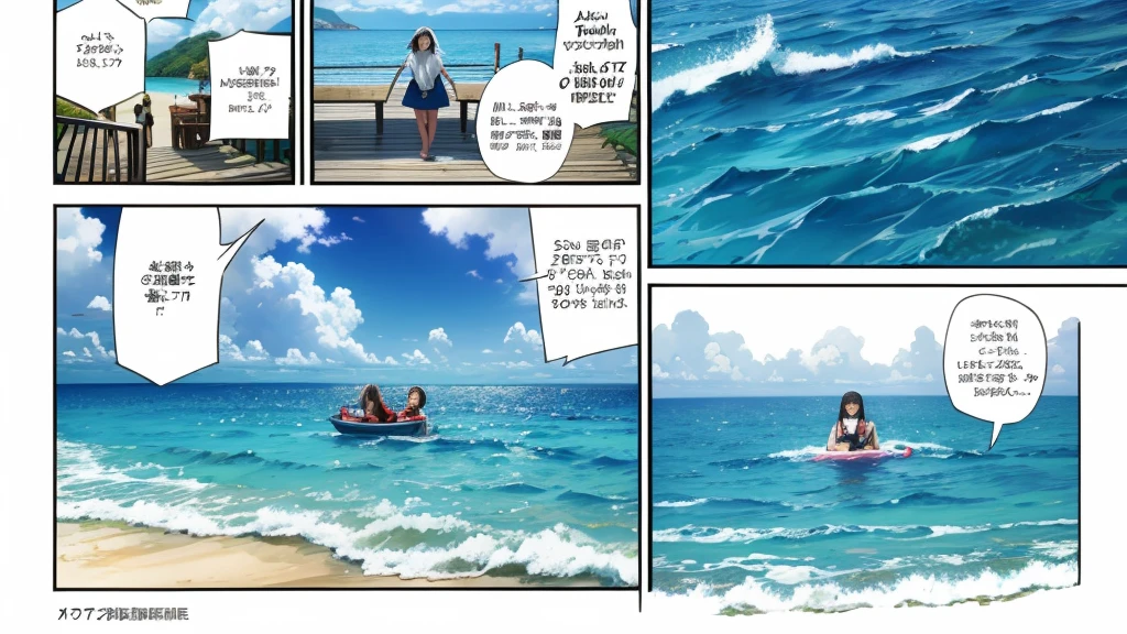 Story of girl dying , drowning in the ocean , 