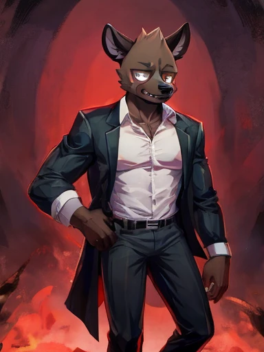 Haida from aggratzuko haida muscular and big chest and big penis under his clothes and gay