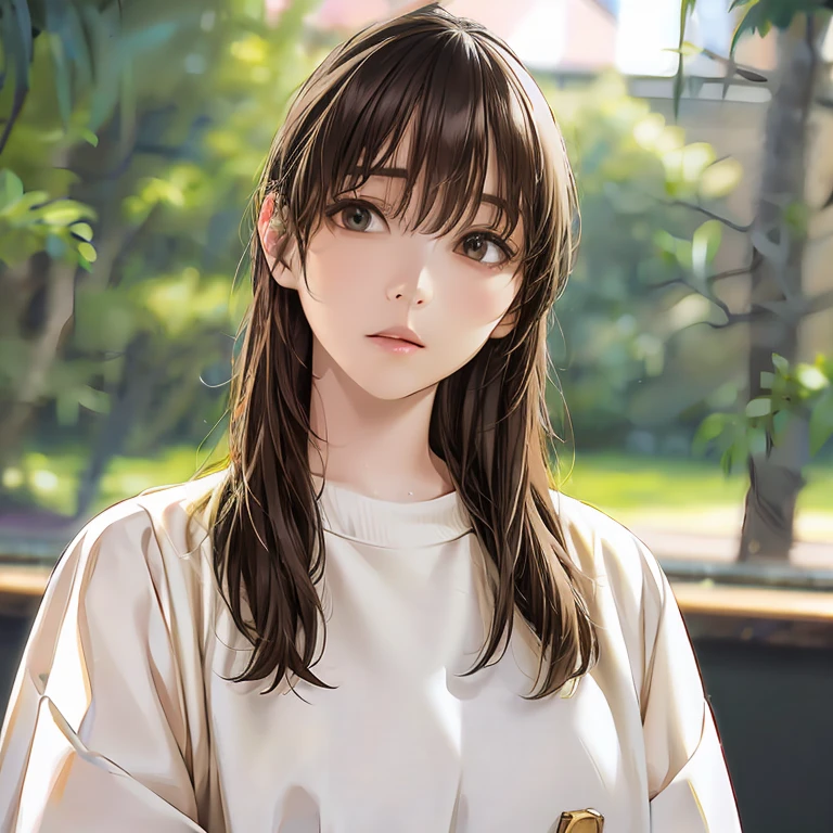 ((Highest quality)),(超High resolution),(Very detailed),(Detailed Description),((The best CG)),(masterpiece),Ultra-detailed art、(Highest quality、8K、32k、masterpiece)、(Realistic)、(Realistic:1.2)、(High resolution)、Very detailed、Very beautiful face and eyes、1 female、((Narrow eyes、Droopy eyes:1.4、fine grain))、Tight waist、Delicate body、(Highest quality、Attention to detail、Rich skin detail)、(Highest quality、8K、Oil paint:1.2)、Very detailed、(Realistic、Realistic:1.37)、Bright colors