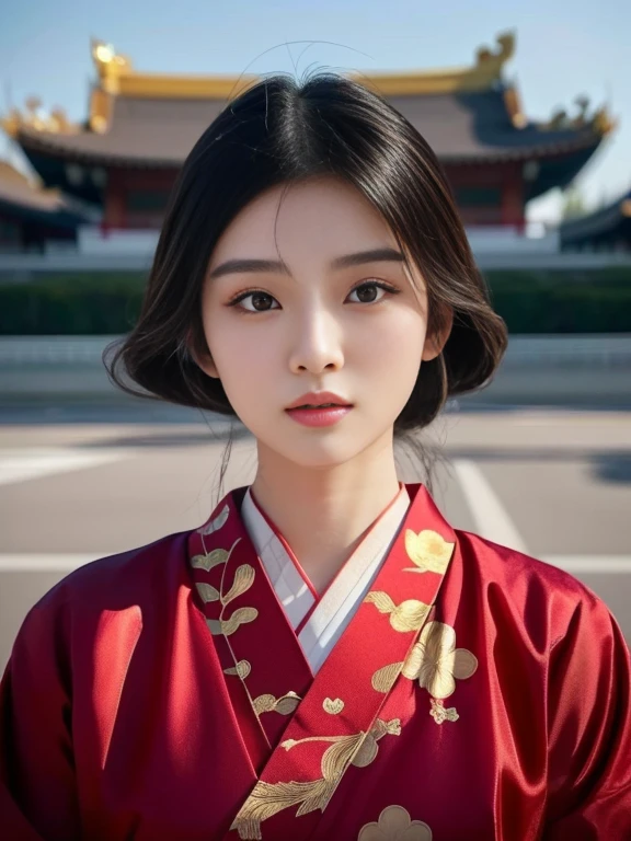 Anime girls in real life, Chinese girl, anime cosplay, Thai girl anime, Haraf looks at the camera, perfect has a round face, A well-maintained model., Beautiful picture, warm light, Young Southeast Asian woman with a round face, 3-D profile picture, 8K, 45,000,000 pixcls, realistic light colors, beautiful asian girl, charming anime, Comfortable pose, Real-life anime Asian girls, attractive beautiful woman, perfect body, Freestyle. Photo of a beautiful Asian woman., The character is in her natural pose.,