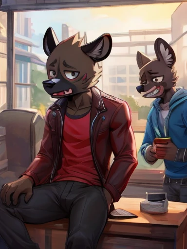 Haida from aggratzuko haida muscular and big chest and big penis under his clothes and gay