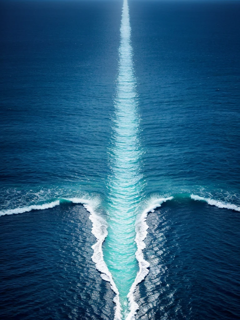Sea divided in half, According to the Bible 