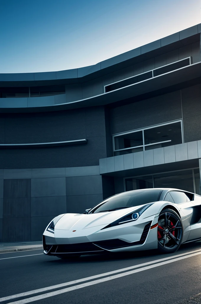 A futuristic car
