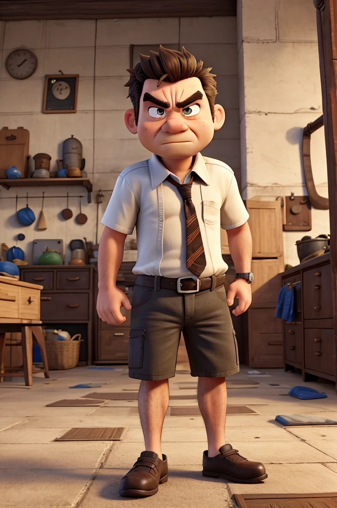 Angry and arrogant man