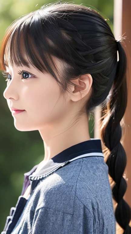 8K、cute、Adult Girl、detailed、Braid your hair in an intricate way、Twin tails