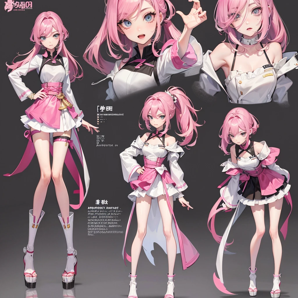 1girl,pink hair, open forehead, housewife, in the kitchen, blue eyes, slim waist, 20 years old, long legs, adult, correct anatomy, best quality, detailed eyes, high-quality hair, 2 eyes, 2 hands, correct leg anatomy, 2 legs, correct hand anatomy, long eyelashes, beautiful lips, lots of details, an adult beauty