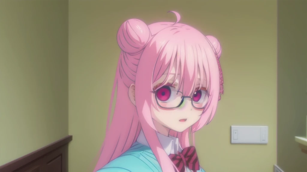 (Tabletop:1.0), (highest quality:1.4), (High resolution:1.2), From the side,Sharp contours, boyish, highest quality, masterpiece,Glasses,Voice of the Heart,yandere,Browsing Caution,classroom,nude,facial,Excessive ,Chest to chest,Upper Body,Ecstasy,saliva,blush,Squint your eyes,Heterochromia iridis, (selfie:1.5),