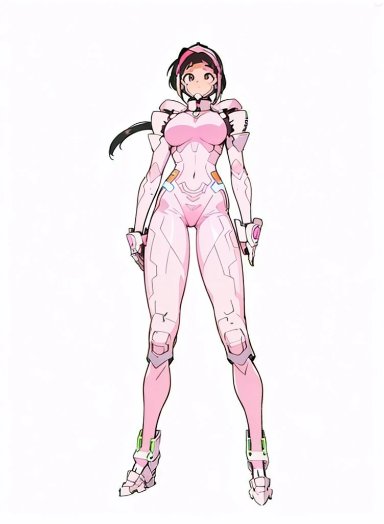 (My Hero Academia Style), (((Agnes Gru))), (((Despicable Me))), (((1Girl))), (((solo))), (((grow up))), (((female))), (((young woman))), (((teenager))), (((medium breasts))), (((wide hips)) ), (((toned thighs))), (((slightly marked muscles))), (((Futuristic White Armor with neon pink details))), (((Futuristic armor with neon pink details))), (((Futuristic armor))), (((White armor with neon pink details))), (((white armor))), (((armor with neon pink details))), (((black hair))), (((straight bangs))), (((high ponytail))), (((neon pink visor))), (((pink visor))), (((visor neon))), ((visor)), (((perfect anatomy))), (((perfect hands))), (((perfect face))), (((super detailed))), ((((full body photo:1.5)))),