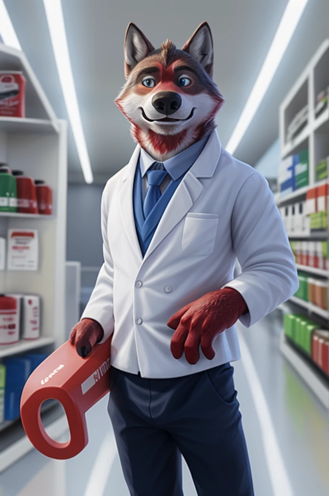 Ivan Fedorovich Wolfbach (Novosibirsk) ,tall handsome, wolf,young, 24 years, brown fur,Kind,(red body:1.3),beautiful blue eyes,Novosibirsk,dressed,blazer, lifeguard uniform, зеленый blazer, White shirt, black tie, Green pants,doctor's chevrons, Ambulance, canine, wolf, detailed fur, male, antro, paw pads, finger claws,At the viewer, 5 fingers, paws, 5 fingers, smile, wrist watch, т nextel,by xenoforge, (difficult, high detail, digital photography, soft focus, RAW variety of theater,Very close to the camera сидит, office,Novosibirsk, smile, good mood, positive, Very close to the camera,Russian Emergency Situations Ministry,
Photorealism, realistic, photorealistic, digital style, Subsurface scattering,I look at the viewer, in the shop, chooses flowers for mom,
masterpiece, Best quality, ultra realistic, 8 k)
