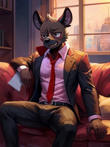 Haida from aggratzuko haida muscular and big chest and big penis under his clothes and gay