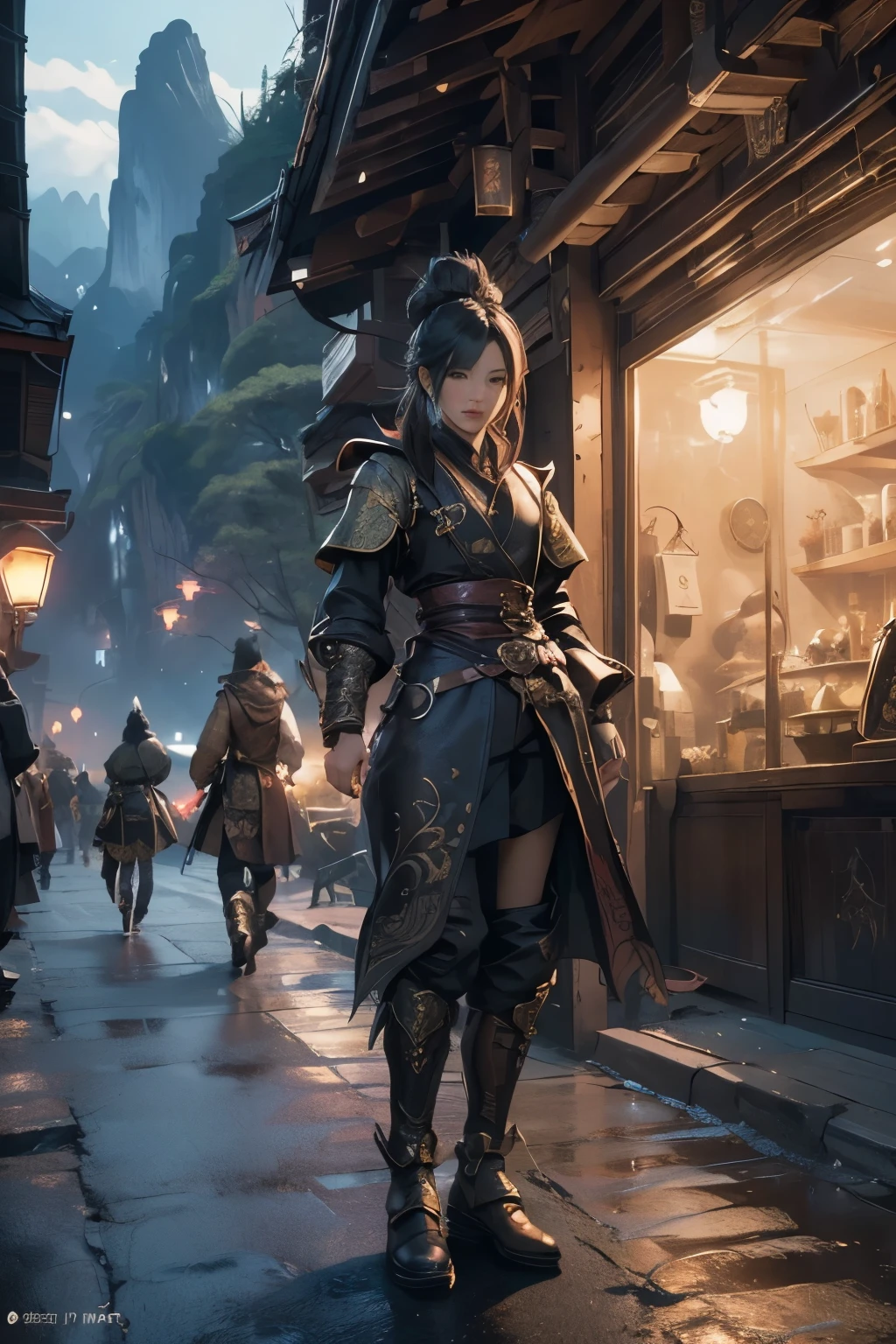 ((Final Fantasy:1.3), 鮮やかでdetailed, (on the road:1.2), real環境, (Character Design:1.5), Elaborate costumes, (masterpiece:1.2), High definition textures, (scenery:1.5), rich in color, (Storytelling:1.4), Immersive atmosphere, (real:1.3), Dynamic pose, (comminicate:1.2), (amazing:1.3), (detailed:1.5), (detailedな背景:1.4), (Fight:1.4), (adventure:1.5), (Fantasy art: