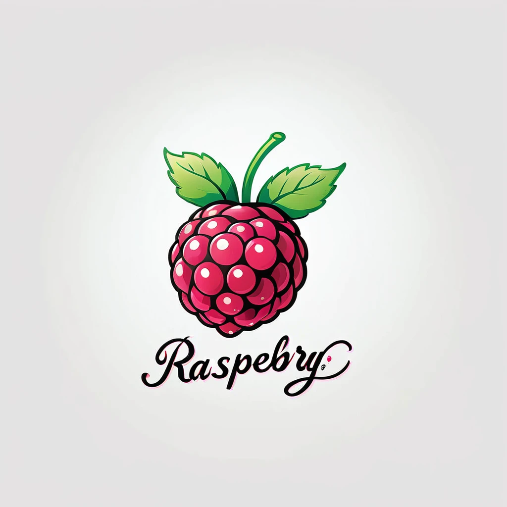 「Raspberry!」 cursive cute logo design, correct spelling, commercial design, plain background, sharp focus, vivid colors, pop, modern, sophisticated and eccentric, full of vitality, lively, minimalist, high quality, detailed, (best quality,4k,8k,highres,masterpiece:1.2), ultra-detailed, (realistic,photorealistic,photo-realistic:1.37)