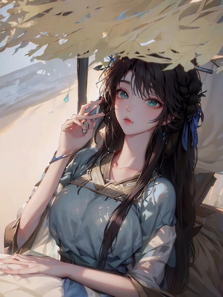 Green eyes