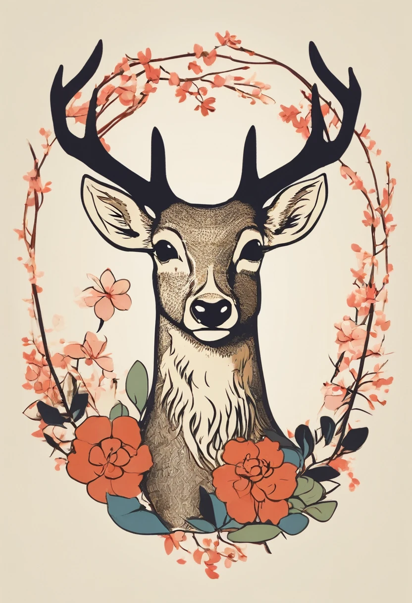 A nursery school company logo with a deer as its logo. The company is called Shika no Konokoko