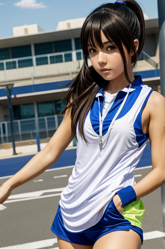 1 sporty anime girl