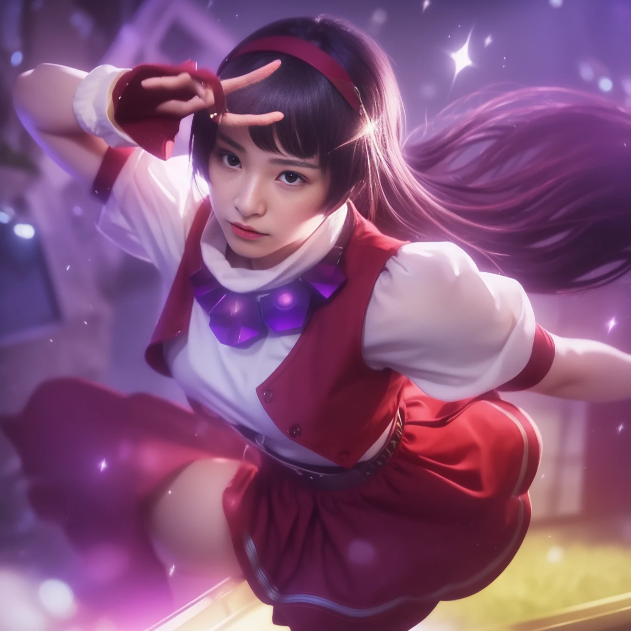 (filmgrain:1.4),(Fuji colors:1.2), No makeup,Clear pores,1 cute Japanese girl, 26 year old, Solo, Extremely detailed eye clarity,Detailed skins,Realistic skin texture,Real skin texture,Highly Detailed Face and Skin Textur,(D cup,broad shoulder,Small round buttocks,Small head, Beautiful starry sky, themoon, Reality:1.3,Low Angle Lens, Dynamic shots:1.4, Ultra photo realsisim,Photo realism,Add noise:1.5, Doji diffraction, Dynamic action:0.5,