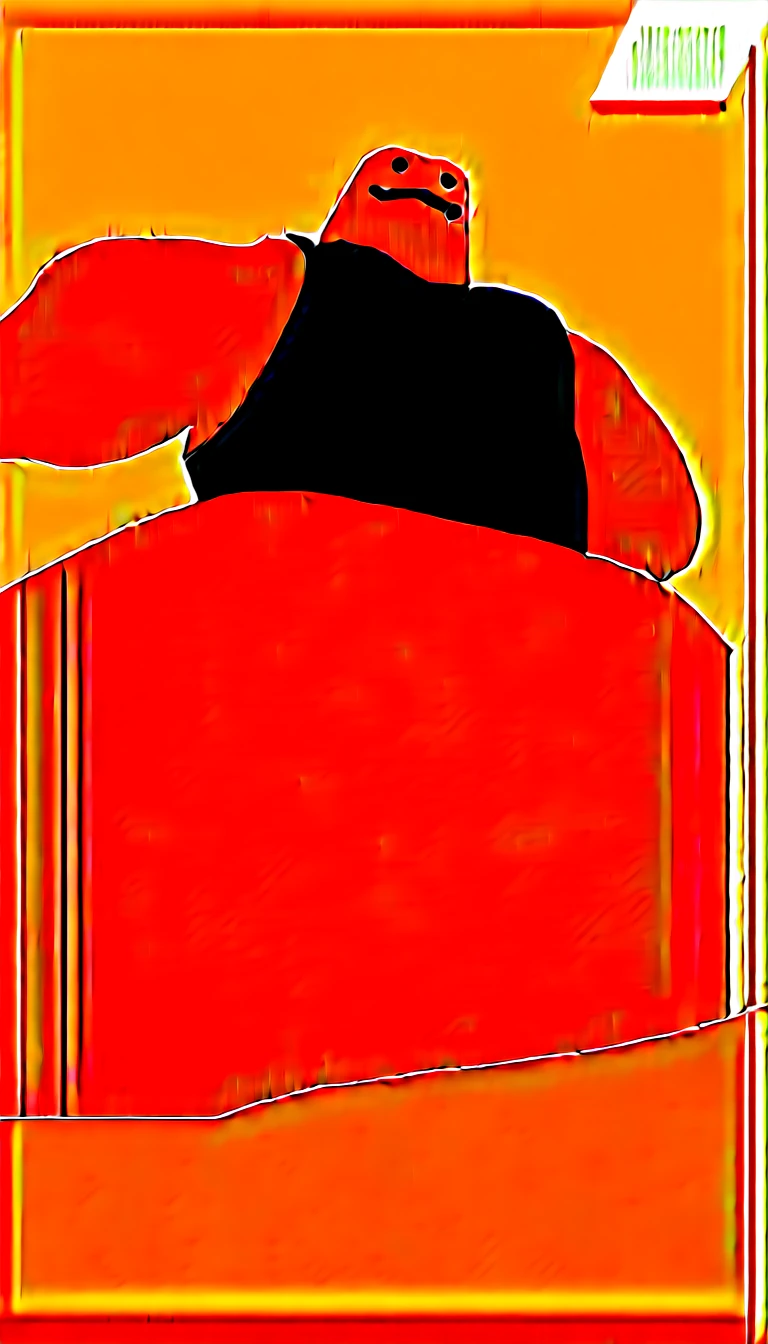 white anthro giant tyrannosaurus with chubby build, immense giant hyper muscles, extreme proportions, tank top, super broad shoulders, giant lats, huge round heavy pecs, massive arms, thick thighs, big thick tail, giant bulge in shorts,, with collar, walking down the street, very low angle, dynamic pose