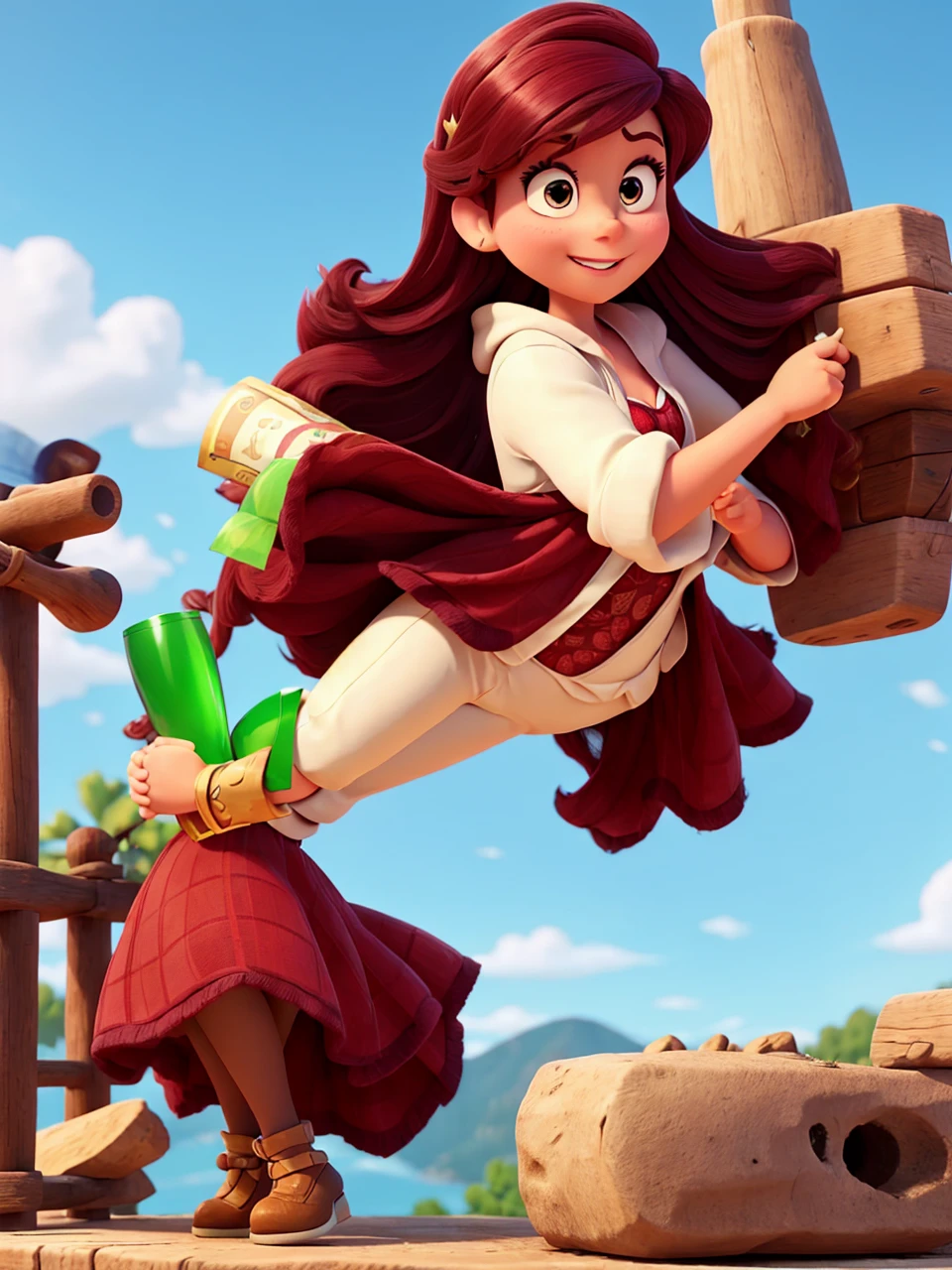 Me drinking wine like a Disney cartoon character based on the image