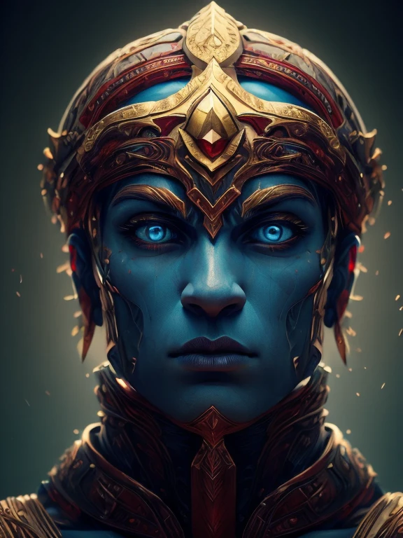 (((porfect human face detailed))), chiaroscuro technique on sensual illustration of an masculine, 26-year-old Italian male model, handsome Roman, (John Cena) he is the god of war, he is Ares, Mars, evil-looking, strong look, light blue eyes, strong jawline, dressed as a gladiator, ancient gladiator, male gladiator skirt, matte painting, by Harumi Hironaka, extremely soft colors, vibrant, pastel, highly detailed, digital artwork, high contrast, golden dramatic, refined, tonal, an intimate, seductive studio setting with a focus on sensuality and romance. Utilize soft, warm lighting that bathes the space in a gentle, inviting glow. Incorporate luxurious fabrics, plush furnishings, and a touch of decadence to evoke an opulent ambiance. The scene should exude an air of serenity and anticipation, inviting the viewer into a sensual and romantic space