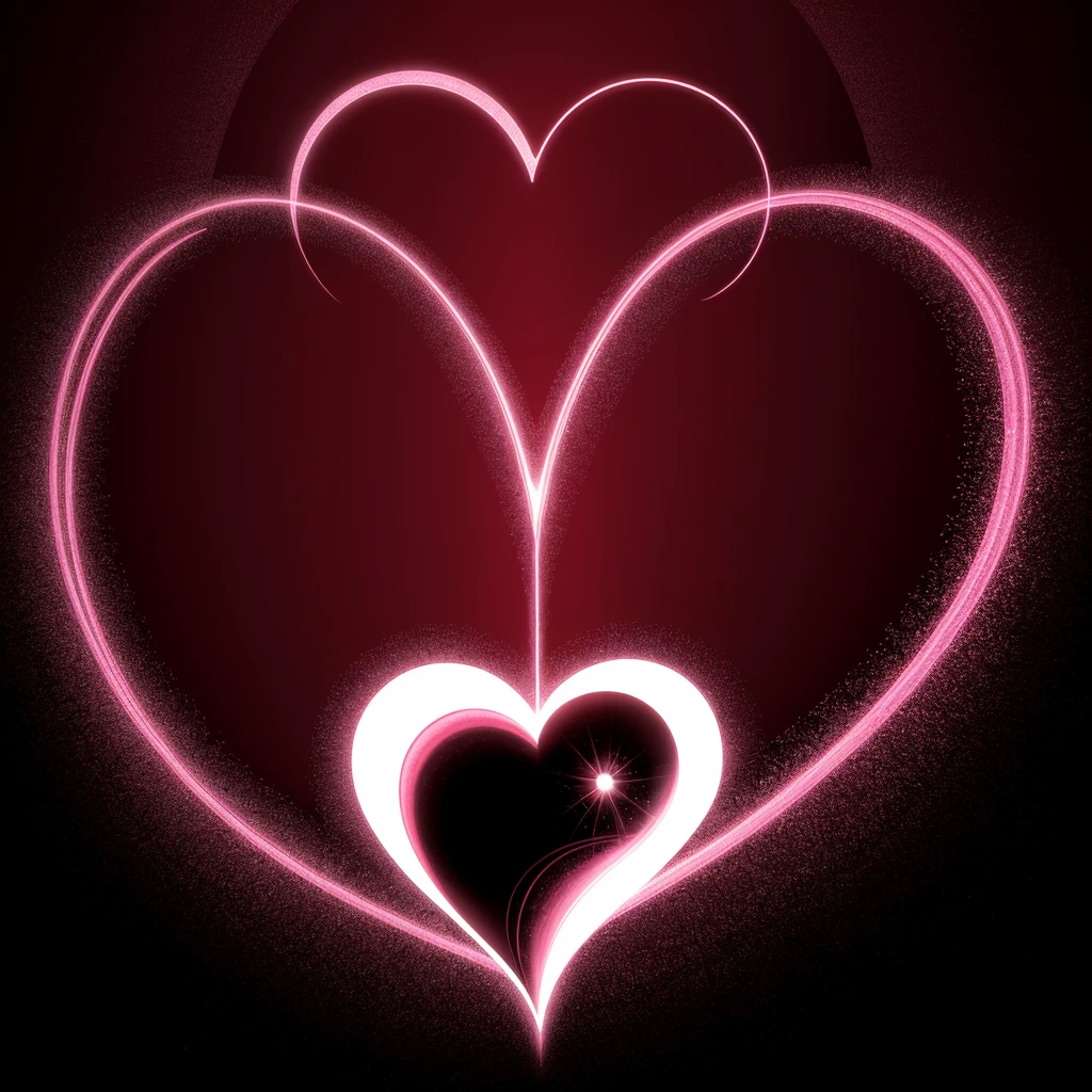 Create a background with an image of a "heart broken in half".