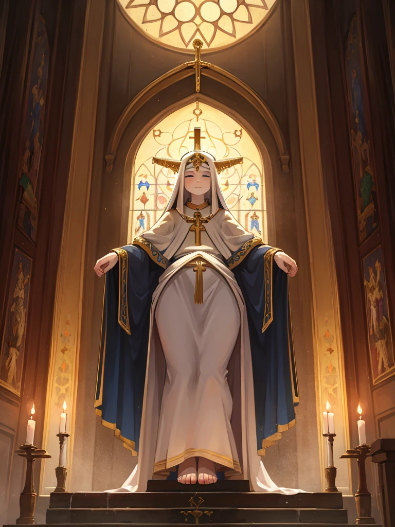 artistic, (Religious paintings) , goddess bestows pee , healthy , Holy Water