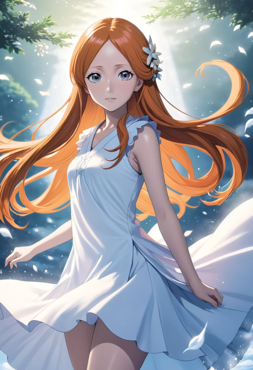 A dreamlike illustration of Orihime