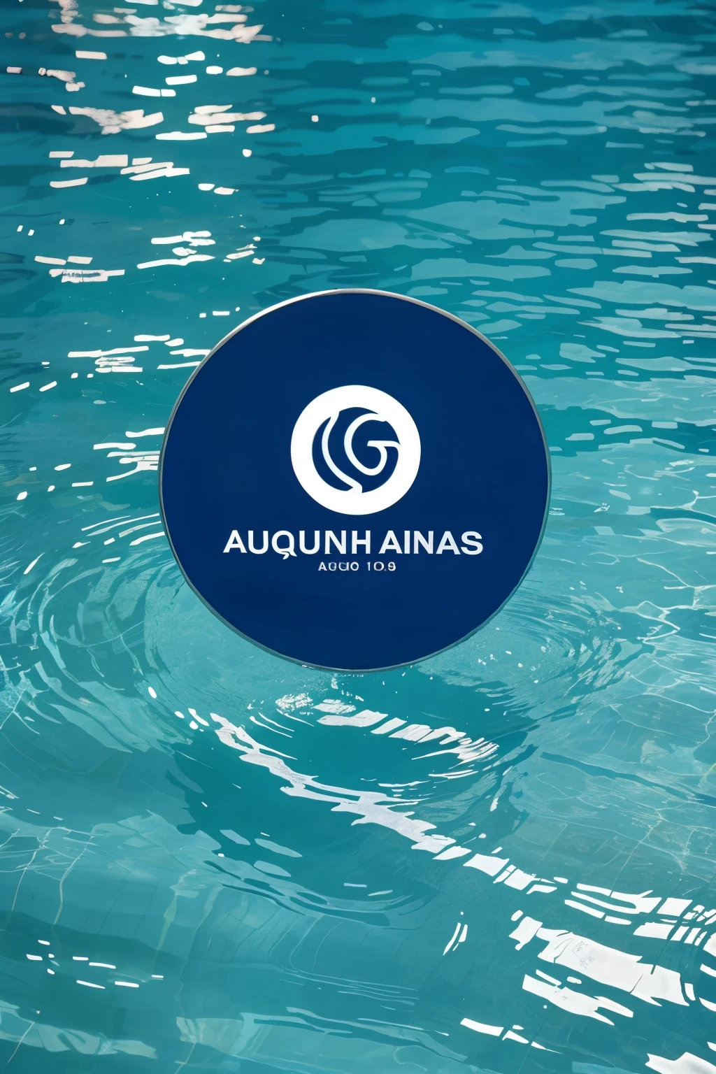 A logo for a swimming club called Aguas Serenas