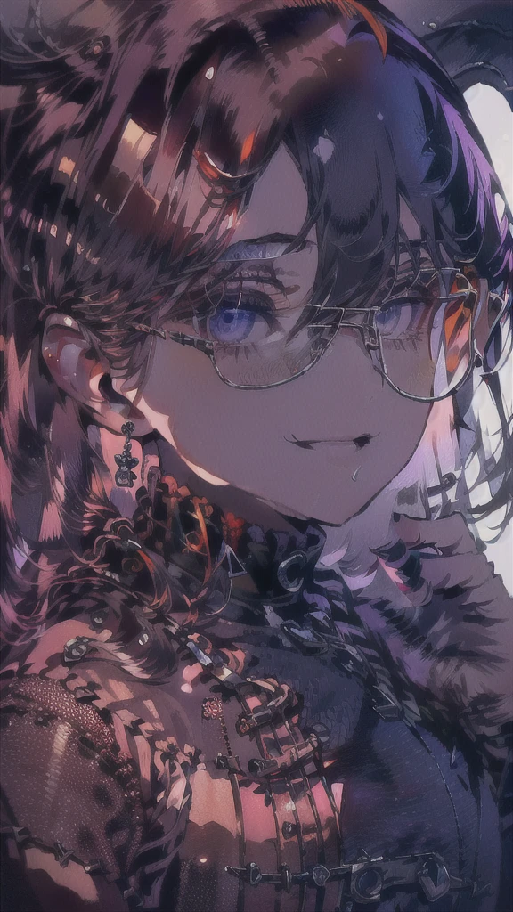(masterpiece, Highest quality), (One Woman), (Surreal:1.6), (sharp), (8K resolution), (Cinema Lighting), color: Dark and gloomy, (Ghostly), (intense expression), (Spooky atmosphere), (Cartoon-like atmosphere),(Grainy), (Dramatic Shadows), (Dynamic pose), (an  ominous雰囲気), (artistically renのred), (an  ominous), (Enchanting), (Gothic), (Mysterious Setinodi Color Palette), (Skillfully drawn), (Feelings of anxiety), (intricate のtailing), (an  ominous smile), (an  ominous), (Enchanting eyes), (Horror elements), (Enchanting composition), (Impressive anatomy),(Striking contrast), (an  ominous mood), (Exquisite craftsmanship), (Nuns), classic Nuns wear,  (黄colorい目:1.5), Colored Glasses