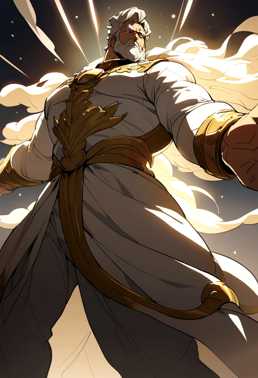 zeus man greek mythology gray mature face low angle