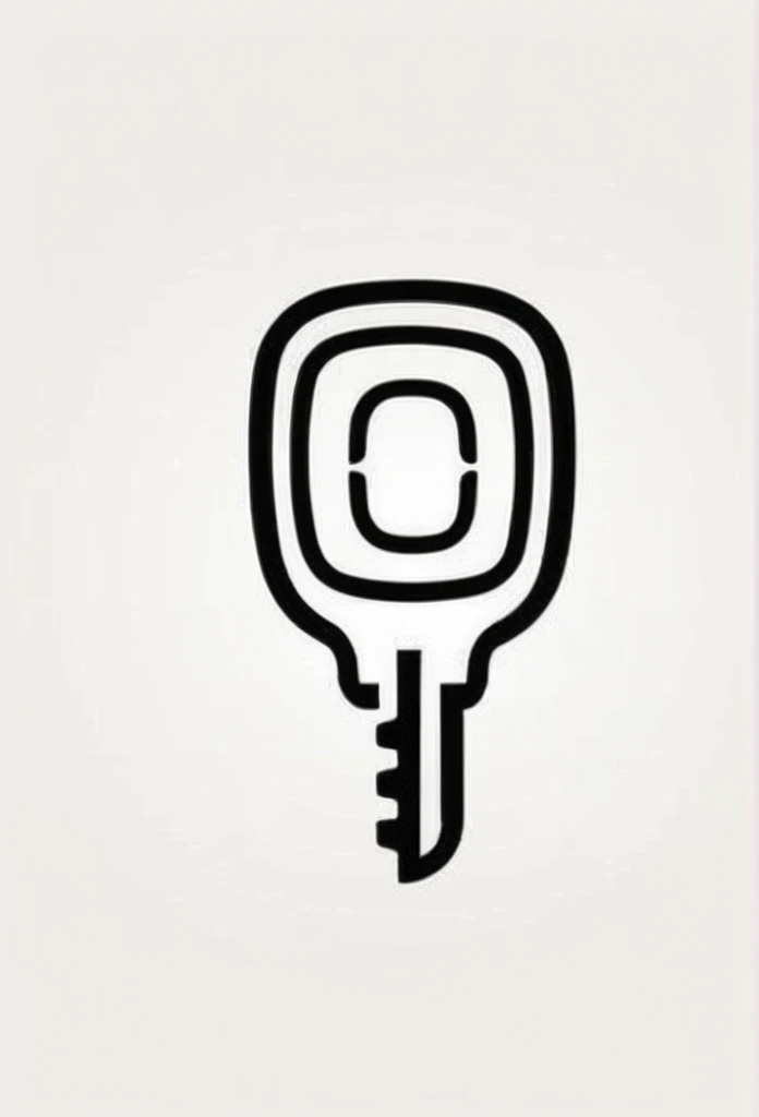 Logo of a smart key for a car that can be operated with a smartphone A logo of a smart key with a car logo drawn on the screen of a smartphone Pretty cool Chic and modern design Background is white