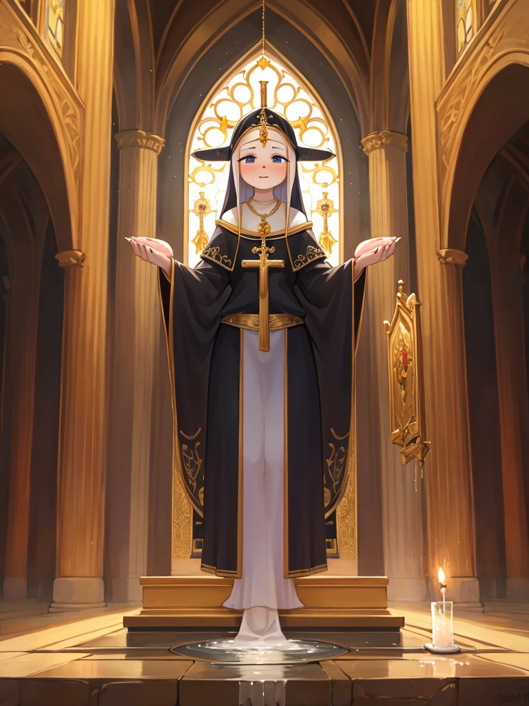 artistic, Religious paintings , goddess bestows pee , healthy , Holy Water