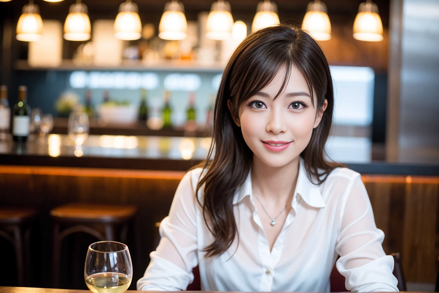 ((Highest quality、8K、masterpiece:1.3))、slimカップル、modelカップル、(Realistic, Intricate details:1.2), full-course dinner、Wine Party、Amazing view of the sunset sky and clouds、A bright smile、The wonderfulness of smile、Bright image、The beauty of wine, Beautiful Face, blue eyes, The light shines on your face, Blushing, short hair,Bright Face、 (Age 37), 39 years old, red wine 、Appetizers、Italian food、Wine bottle、Champagne、sparkling wine、Two beauties、Brown Hair、Shortcuts、Long sleeve shirt、dress、Beautiful woman 1, (slimな顔), (The body is slim), (Brown Hair), (Shortcuts), cheeks turn a little red,Attractive beauty、restaurant, In a prominent place (From the waist up) Nova Frog Style, actress, model, Upper Body, White wine, slim, wine glass, 中央に置かれたwine glass, smile, (smile: 1.15), Beautiful fine grain, Depth f/2,saturation, High Contrast, Strong light and shadow,Moist Body:1.5、3D texture、Delicate eyes、Brown Hair、The hair is very shiny、