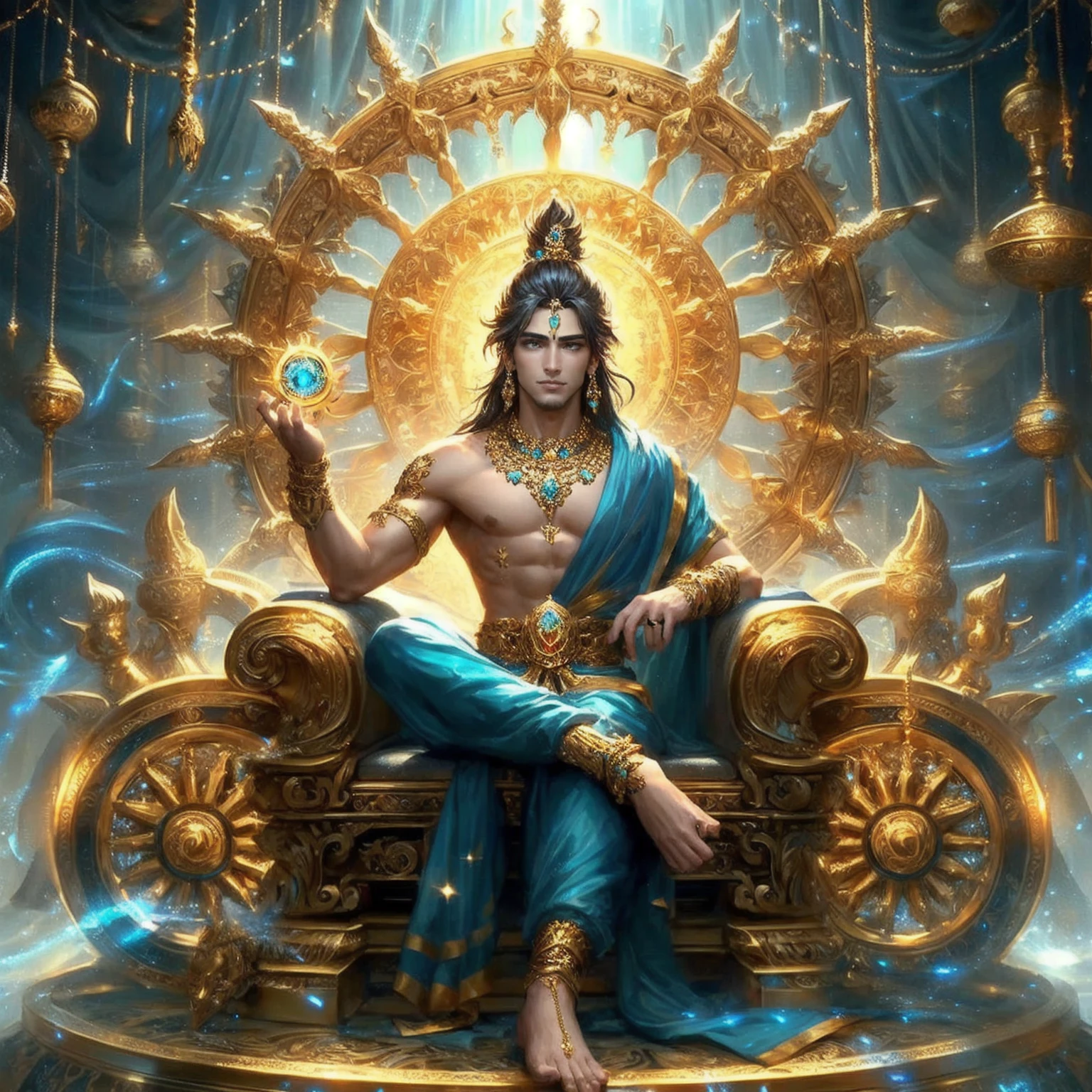 Male fine gold jewelry