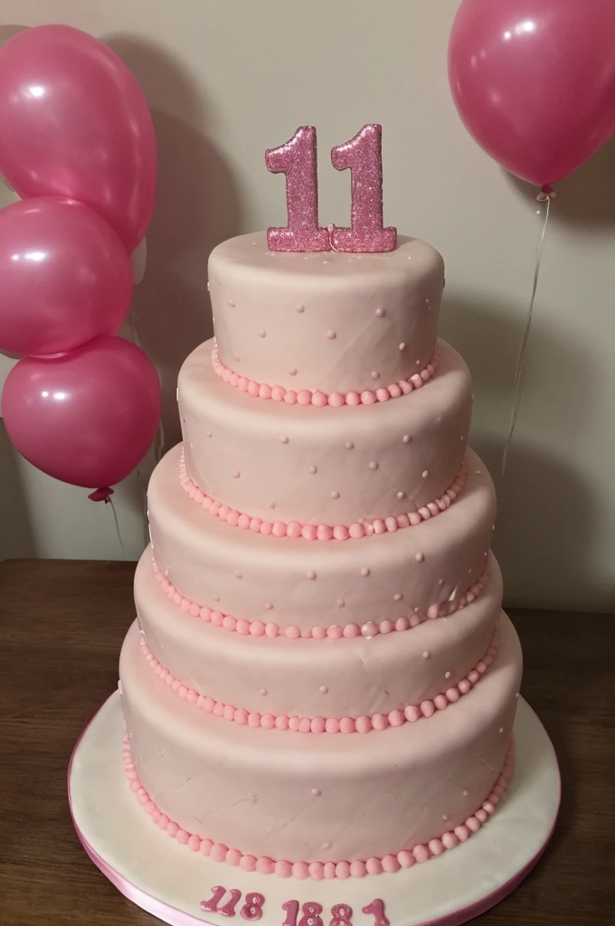 Pink 18 cake, pink 18 birthday party, number 18 on it
