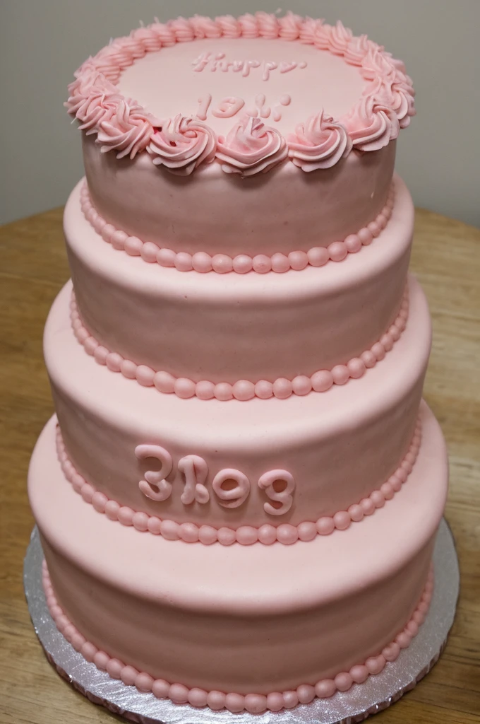 Pink 18 cake, pink 18 birthday party, number 18 on it