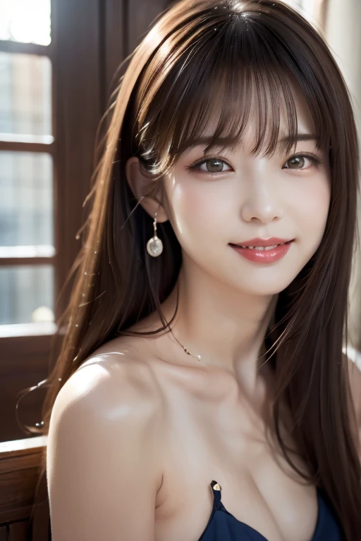 (((True Beauty))), RAW Photos, Black Hair、folder、Round eyes、False eyelashes、Straight hair, Wavy Hair、correct、Deep Red Lipstick、Striped Hair、Brown Hair、Blue Hair、(Gradient Hair)、Asymmetrical Hair、Hair behind the ear、Crossed bangs、Long Hair、((お尻までLong Hair))、Long Hair、Straight bangs、Smooth, Silky Hair、Hair up on one side、とんでもなくLong Hair、Light brown eyes、Ring Eye、Round eyes、Wicked Smile、A light smile、Cast a Shadow、(Extraordinary presence)、Atmospheric perspective、Backlight、Exposure、Lens flare、、最high quality、超High resolution、超High resolution、Very realistic, masterpiece、correct、Textured skin、high quality、最high quality、Awards、32k, 髪のfolder、Crafty、(Close your eyes and smile)、Embarrassed laugh、Redness in the ears、correct、Subjective、Shine、360° View、Very detailed、超High resolution、解剖学的にcorrect、masterpiece、Accentuate your breasts、High resolution、High detail、Long eyelashes、A slight blush、Compensate, (((Full Body Shot)))、(Hands on hips)、Seductive pose、Shooting from a distance、Different angles of view、Eye height 、Nikon